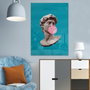 Wallity Cuadro Decorativo de Cristal Templado Multicolor 50 x 70 cm